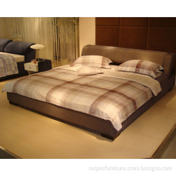 Fabric soft bed frame